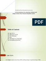 To Describe The Procedures For Using Qsys Software and Design of Basic Nios II Based Embedded System