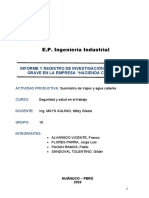 Informe de Accidentes