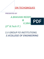 Animation Techqniques: A.Bhavani Reddy & K.Sravanthi (3 B.Tech IT)