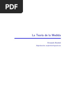 (Matematicas) La Teoria de La Medida (Fernando Bombal) (MadMath)