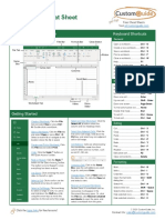 Free Excel Cheat Sheet