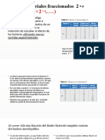 Diseños Factoriales Fraccionados