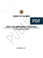 Draft Rural Bank Industry Risk Management Guidelines 