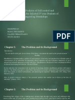 Mindfulness As A Predictor of Self-Control and Resilience Among The Selected 3 Year Students of Pamantasan NG Lungsod NG Muntinlupa