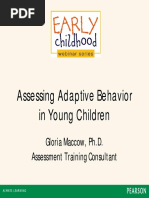 Assessing Adaptive Behavior in Young Children