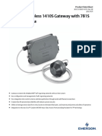 Data Sheet Emerson Wireless 1410s Gateway 781S