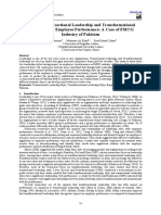 Impact of Transactional Leadership and Transformational Leadership On Employee Performance: A Case of FMCG Industry of Pakistan