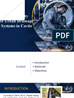 Level of Sustainability of Urban Drainage Systems in Cavite