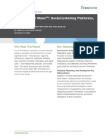 The Forrester Wave™ - Social Listening Platforms, Q4 2020 PDF