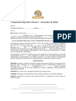 Contestación Ejecutivo Fiscal 2 - Secretaria de Salud