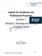 Module 1 Week 1 Eapp PDF