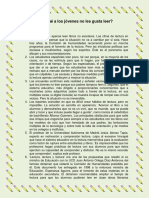 Por Qué A Los Jóvenes No Les Gusta Leer Lili-Jass Exp. Oral y Excrita