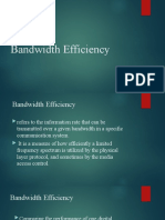 Bandwidth Efficiency