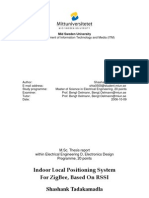 Indoor Local Positioning System For Zigbee, Based On Rssi Shashank Tadakamadla