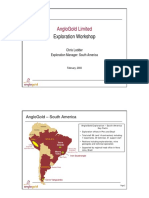 Anglogold Limited: Exploration Workshop