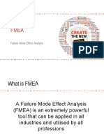 Failure Mode Effect Analysis