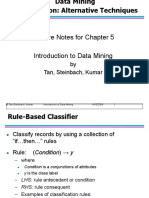 Lecture Notes For Chapter 5 Introduction To Data Mining: by Tan, Steinbach, Kumar