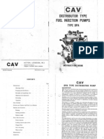 Lucas CAV DPA Injection Pump Instruction Book