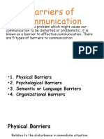 Barriers of Communication