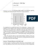 C P - PH 354: Omputational Hysics