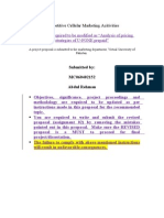 The Topic Is Required To Be Modified As "Analysis of Pricing Strategies of U-FONE Prepaid"