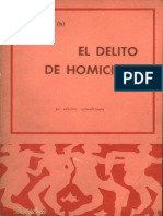 El Delito de Homicidio - Material Catedra