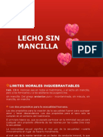 Lecho Sin Mancilla