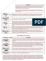 Cello - Bow Strokes PDF