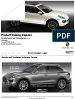 Product Trainig Cayenne Tequipment