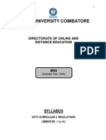 Anna University Coimbatore: Directorate of Online and Distance Education