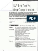 TOEIC® Test Part 7: Reading Comprehension