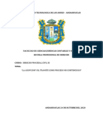 La Adopcion y El Tramite Como Proceso No Contencioso