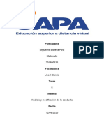 Tarea 6 de Analisis y Modificacion de La Conducta