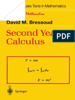 1991 Book SecondYearCalculus