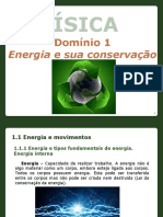 F1 - Energia e Tipos Fundamentais de Energia. Energia Interna