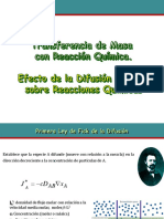 Transferencia de Masa Con Reaccion Quimica - Efecto de La Difusion Externa