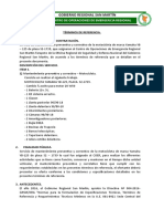 Terminos de Referencia de Mantenimiento de Motocicleta Liñeal.