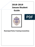 2018-2019 Legal Issues Student Guide: Municipal Police Training Committee