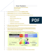 Solar Radiation