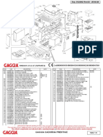 Gaggia Cadorna Prestige Parts Diagram