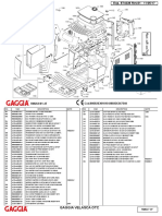 Gaggia Velasca Prestige Parts Diagram