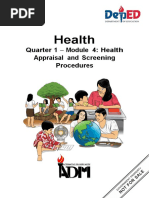 Health7 - q1 - Mod4 - Health Appraisal and Screening Procedures - Final08032020