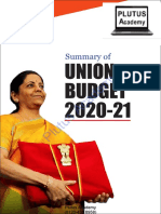 Budget 2020