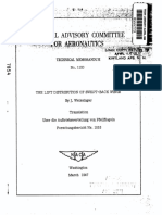 Naca TM 1120 The Lift Distribution of Swept-Back Wings Naca 1947 (Weissinger J) PDF