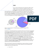 Energy Sources: Figure 1: Current Energy Mix. The Total Energy Consumption Is Roughly 15 TW. Source