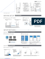 Quick Start Guide: Before Setup