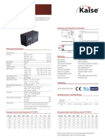 Dimensions and Terminal (Unit: MM (Inches) )