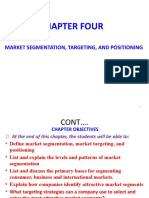 Chapter Four: Market Segmentation, Targeting, and Positioning