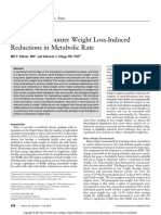 Strategies To Counter Weight Loss-Induced Reductions in Metabolic Rate