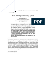 Wrist Pulse Signal Monitoring System